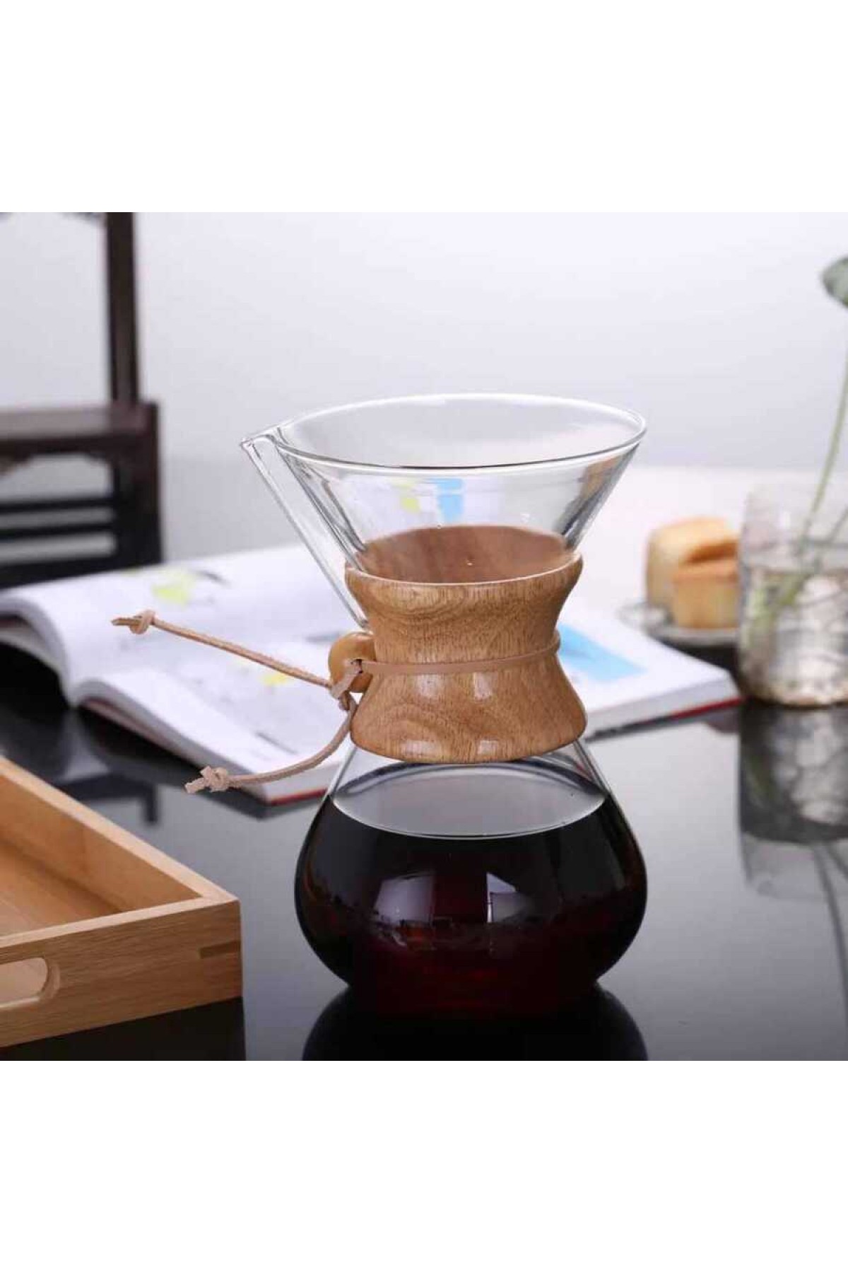 Cam Kahve Demleme 800 Ml (CK-800A)