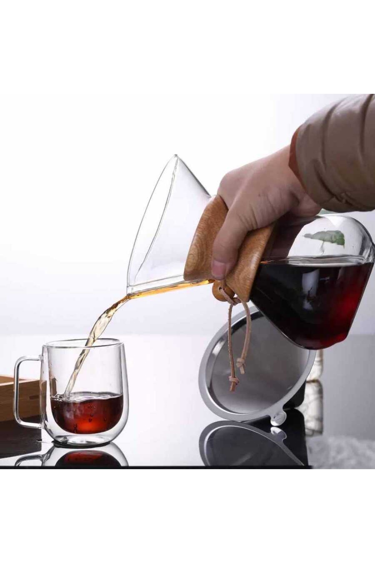 Cam Kahve Demleme 800 Ml (CK-800A)