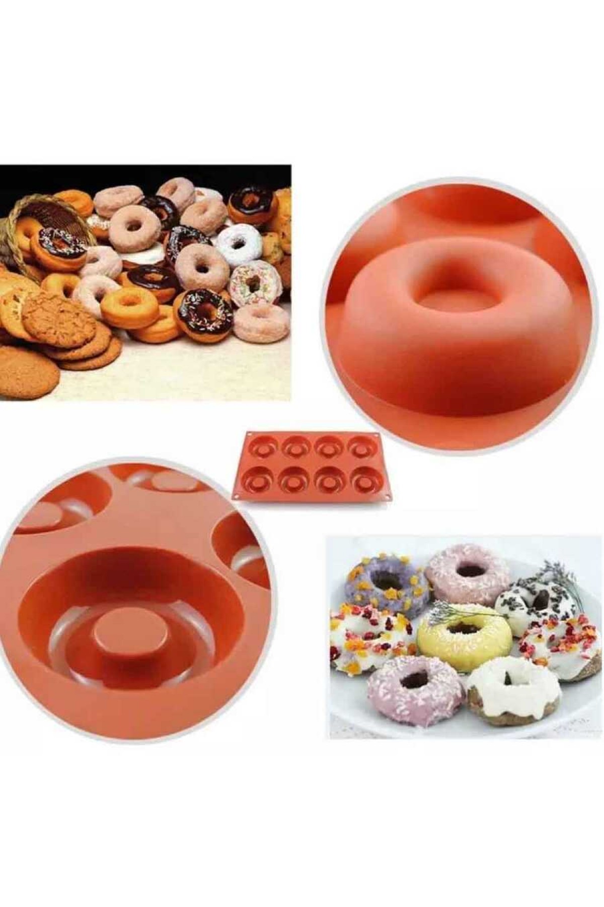 Çikolata Kalıbı - Silikon - Donut (DNT-29)
