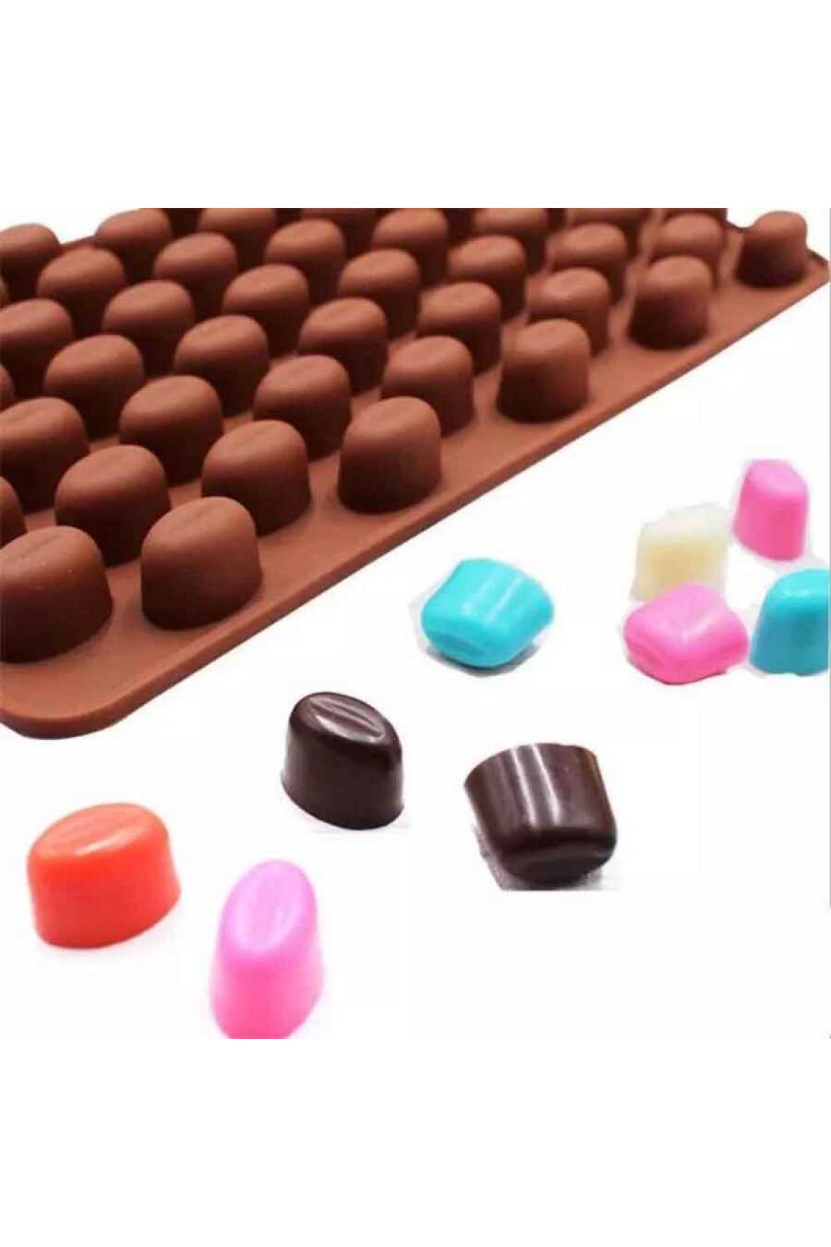 Çikolata Kalıbı - Silikon - Kahve Çekirdeği (KHC-18)