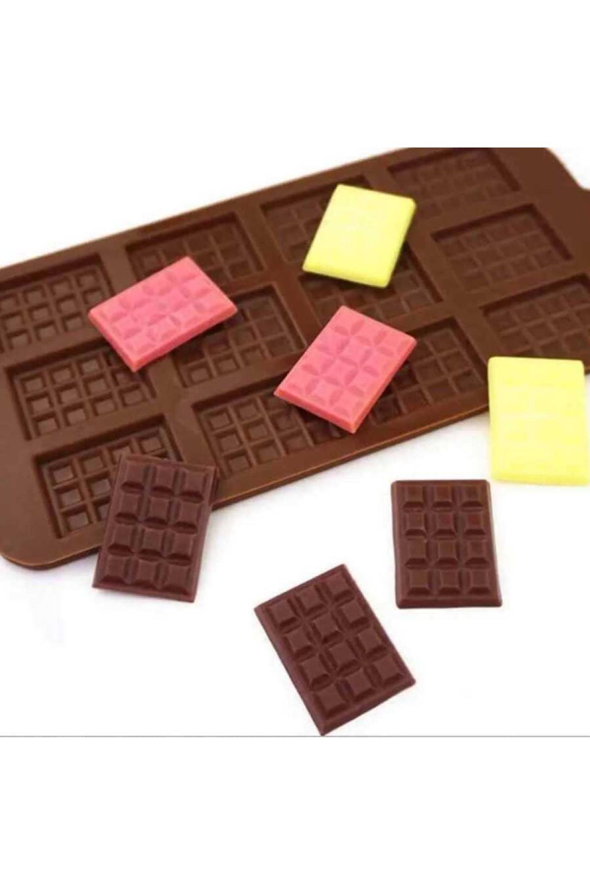 Çikolata Kalıbı - Silikon - Mini Tablet (MNT-12)