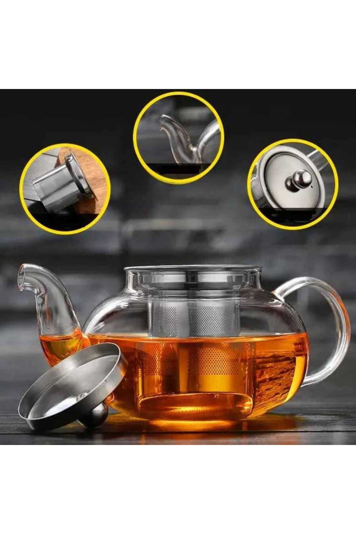 Demlik 600 Ml - Çelik Süzgeç (CD-600M)