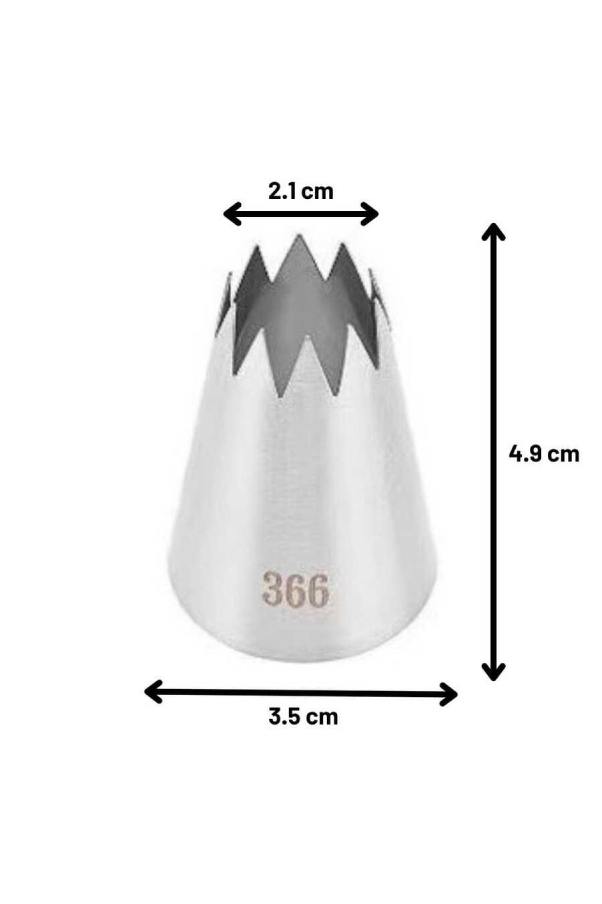 Duy Açık Yıldız 10 Diş 35x21x49 Mm (DY-366)