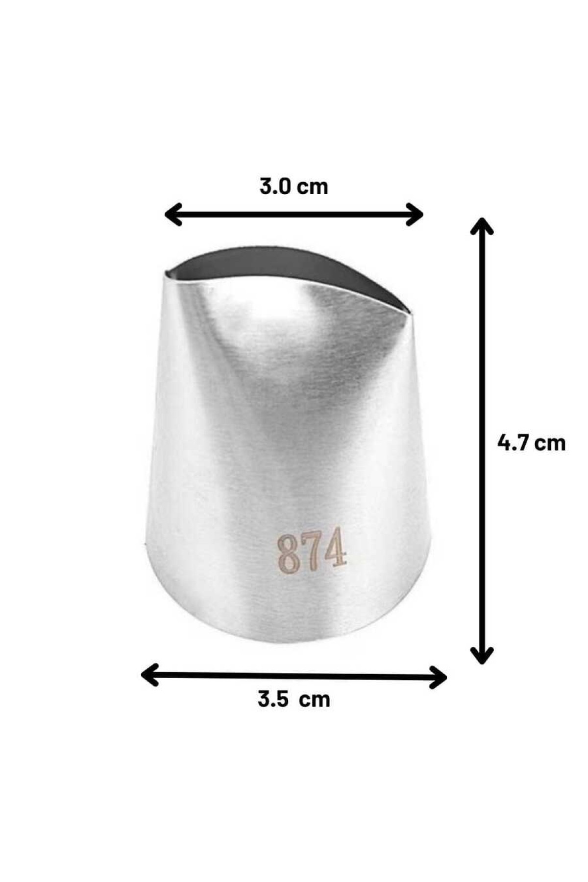 Duy Gül Yaprak 35x30x47 Mm (DY-874)