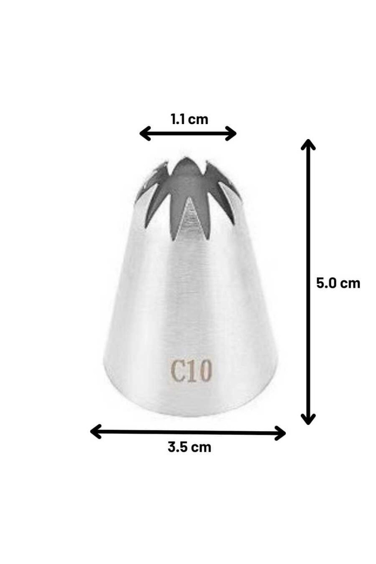 Duy Kapalı Yıldız 10 Diş 35x11x50 Mm (DY-C10)