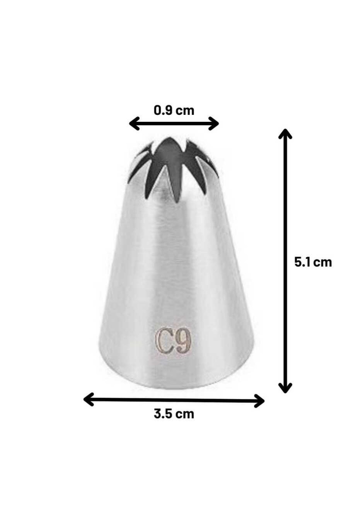 Duy Kapalı Yıldız 9 Diş 35x9x51 Mm (DY-C9)