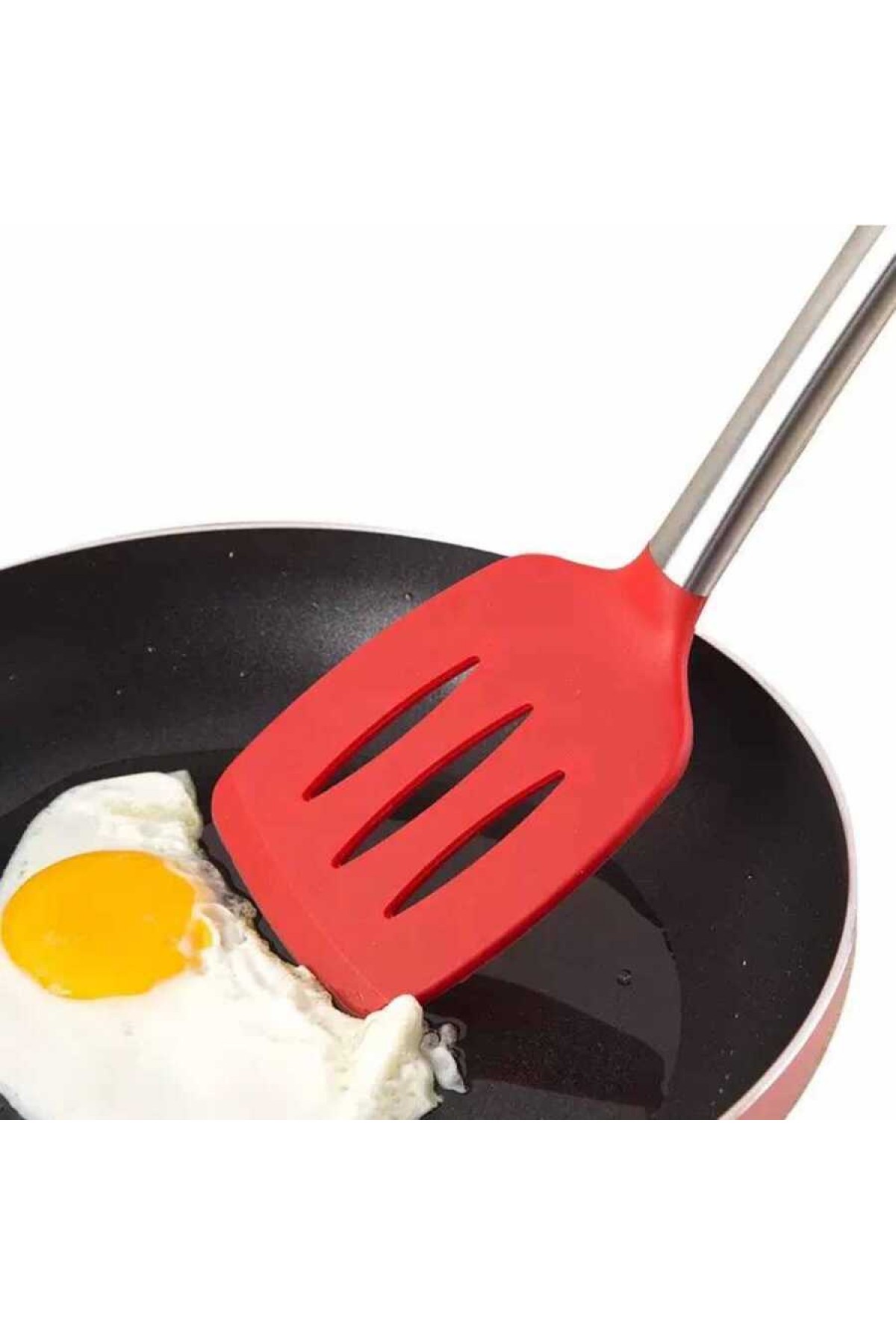 Silikon Spatula Kırmızı (SS-35K)